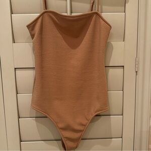 Show Me Your Mumu Tan Bodysuit